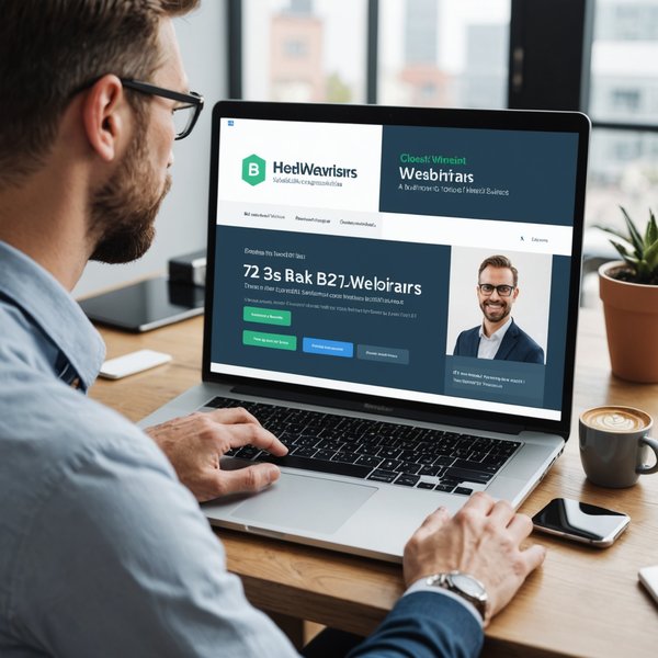 Comment utiliser les webinaires pour promouvoir des services B2B?